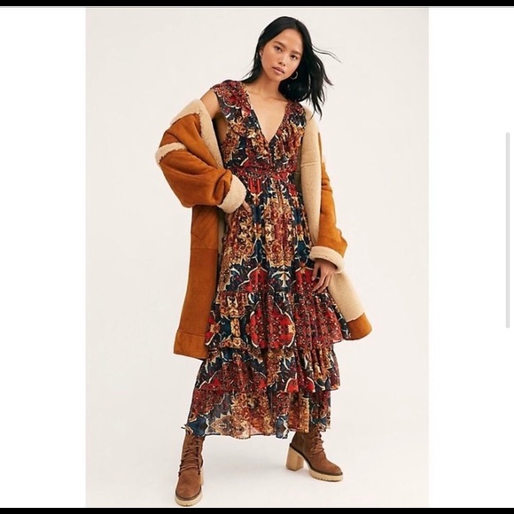 COPY - NWT Aspen Lambskin Jacket Chestnut Sherpa Lined